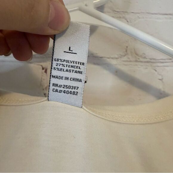 Varley Long Palmer Tank Top Eggnog size large - Picture 6 of 6